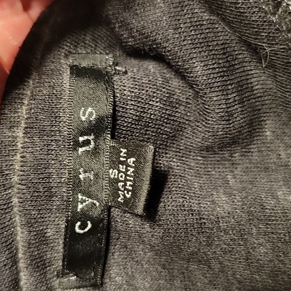 Cyrus lightweight black mineral wash moto jacket - Picture 6 of 8